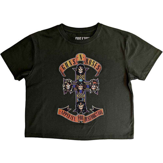 Guns N Roses Women's Crop Top - Appetite For Destruction