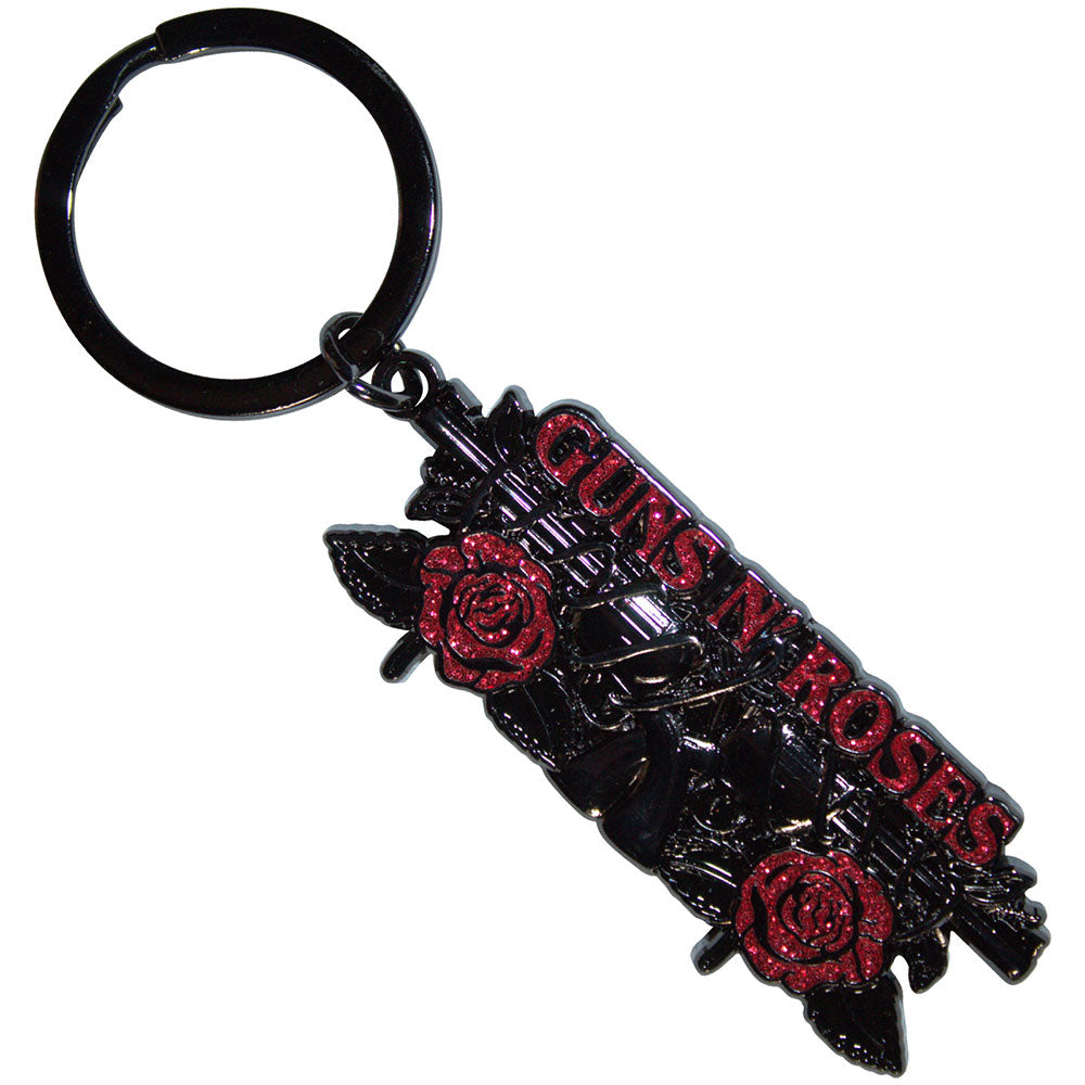 Guns N Roses Standard Keychains - Vintage Pistols