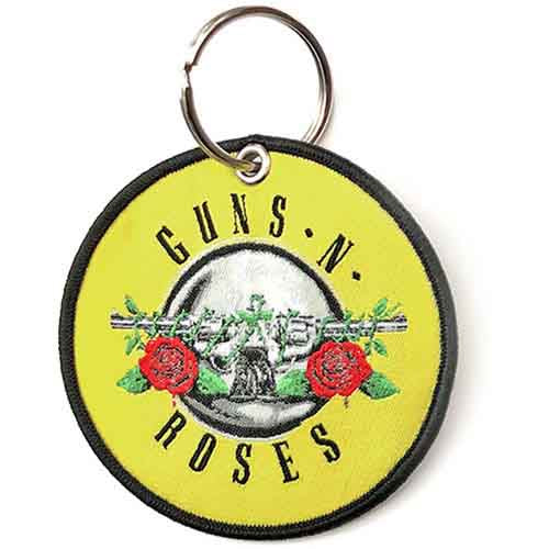 Guns N Roses Patch Keychains - Classic Circle Logo