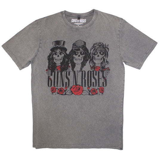 Guns N Roses T Shirt - Hell Group Stone Wash