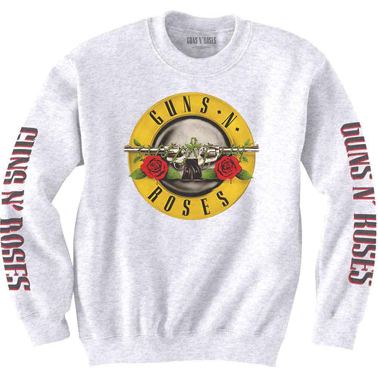 Guns N Roses Sweatshirt - Classic & Text Logos | Buy Now For 34.99