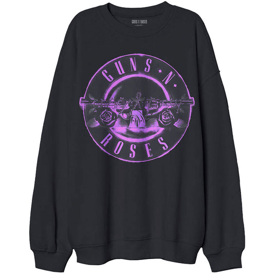 Guns N Roses Sweatshirt - Pink Bullet