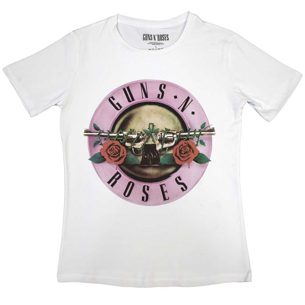 Guns N Roses Women's T Shirt - Classic Logo | Buy Now For 24.99