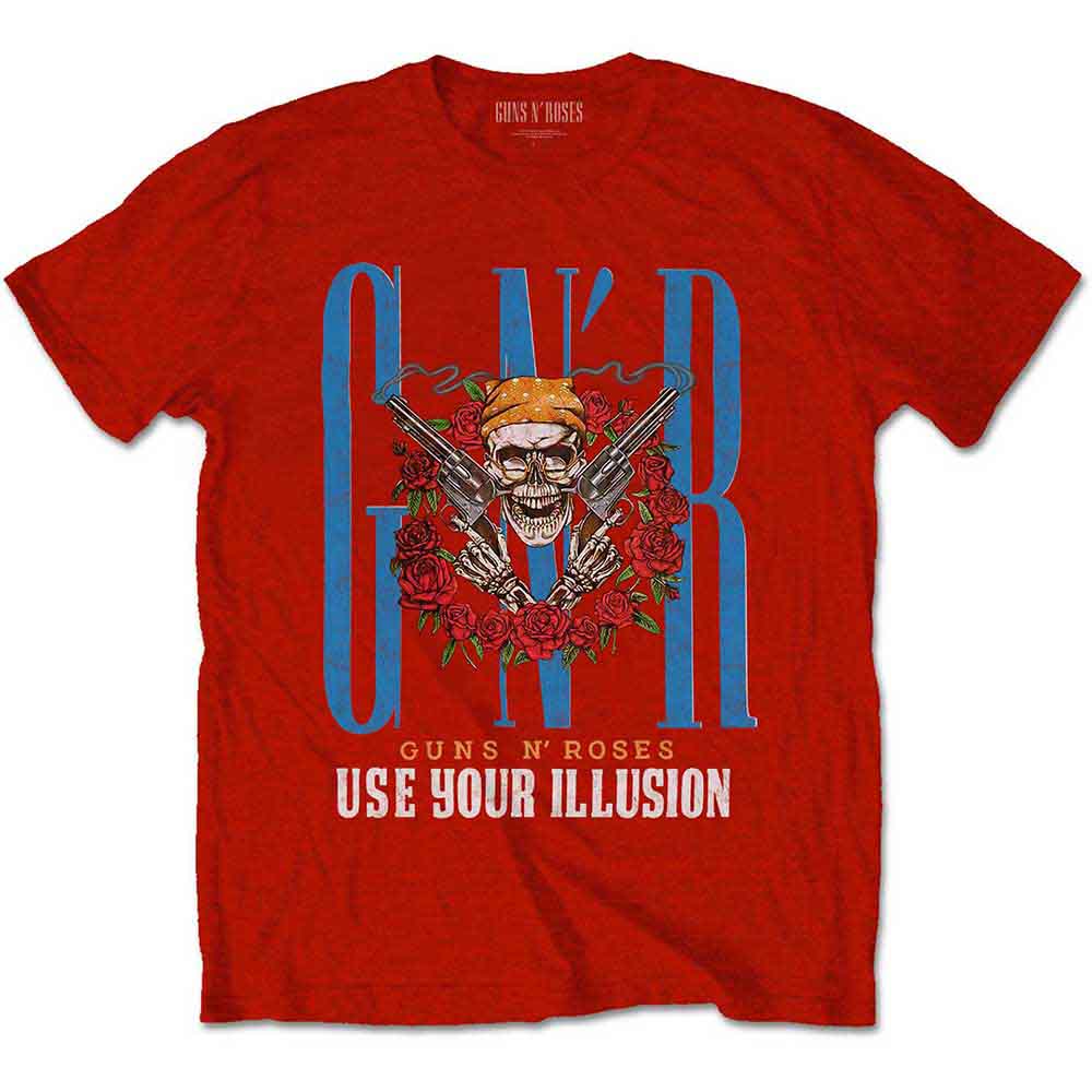Guns N Roses T Shirt - Bandana Skull
