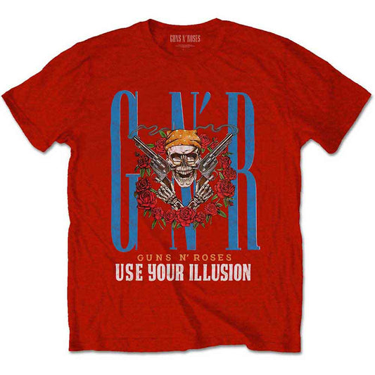 Guns N Roses T Shirt - Bandana Skull