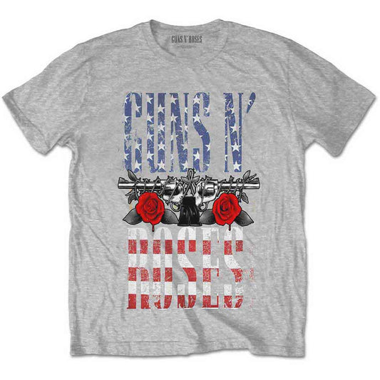Guns N Roses T Shirt - US Flag in Logo