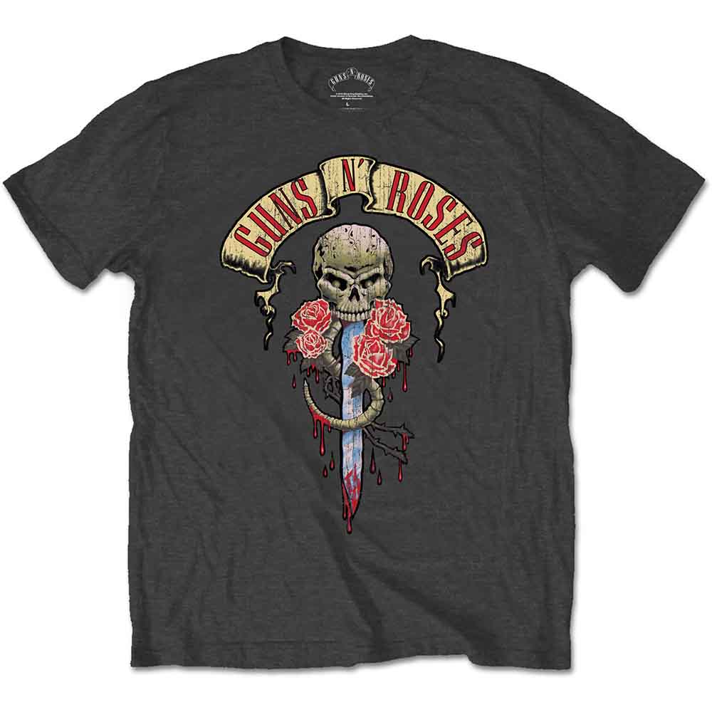 Guns N Roses T Shirt - Dripping Dagger