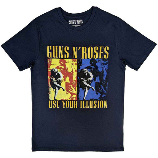 Guns N Roses T Shirt - UYI Navy