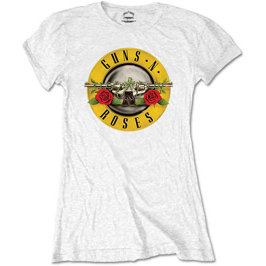 Guns N Roses Woman's T Shirt - Packaged Classic Logo