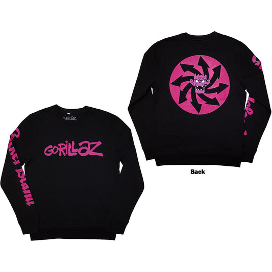 Gorillaz Sweatshirt - Craker Island Pazuzu Spiral | Buy Now For 39.99