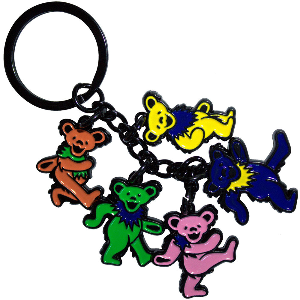 Grateful Dead Standard Keychains - Dancing Bears Charms