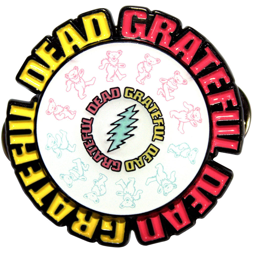 Grateful Dead Pin - Badge - Spinning Emblem