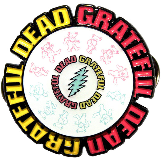 Grateful Dead Pin - Badge - Spinning Emblem