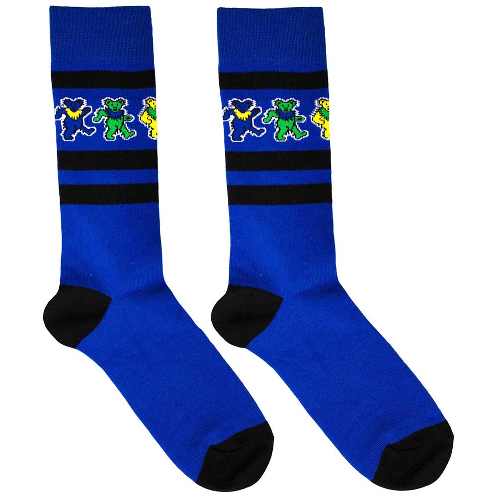 Grateful Dead Ankle Socks - Dancing Bears Stripe