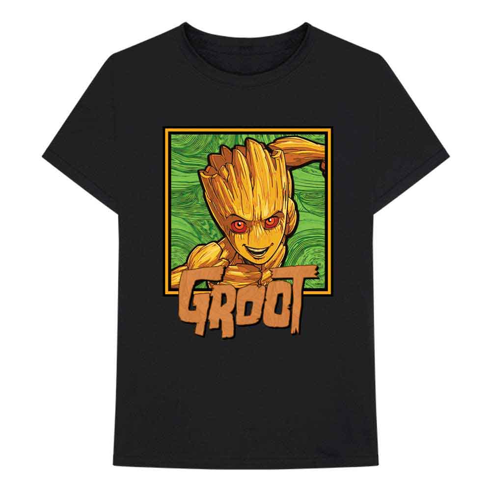 Marvel Comics T Shirt - Groot Square