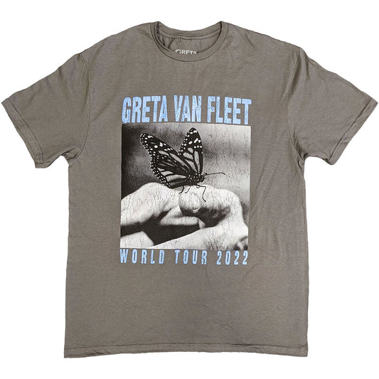 Greta Van Fleet T Shirt - World Tour Butterfly | Buy Now For 24.99