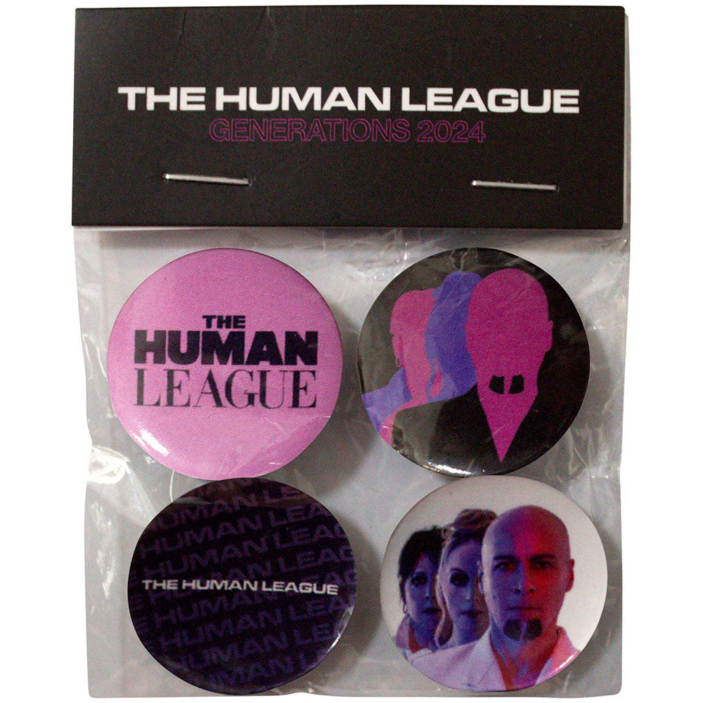 The Human League Pin Badge Sets - Tools JD Print | Buy Now For 14.99