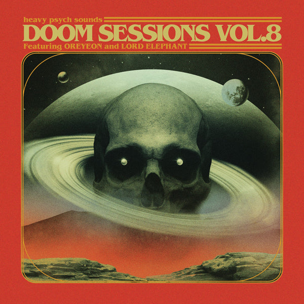 Oreyeon / Lord Elephant LP - Doom Sessions Vol. 8 (Transparent With Green/Red Splatter Vinyl) | Buy Now For 44.99