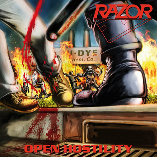 Razor LP - Open Hostility (Splatter Vinyl) | Buy Now For 59.99