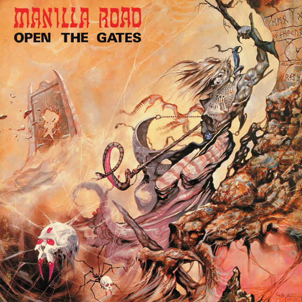 Manilla Road LP - Open The Gates (Purple / Bone Splatter Vinyl) | Buy Now For 64.99