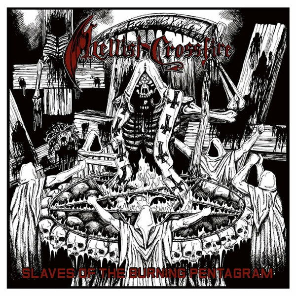 Hellish Crossfire LP - Slaves Of The Burning Pentagram (Black Vinyl) | Buy Now For 50.99