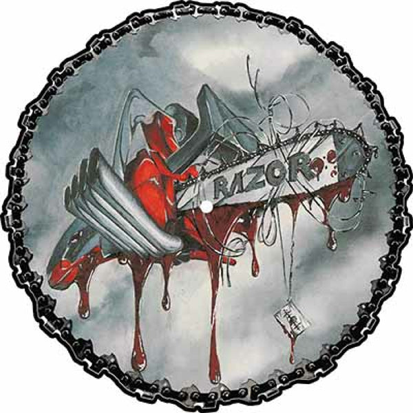 Razor LP - Violent Restitution (Shape Picture Vinyl) | Buy Now For 64.99