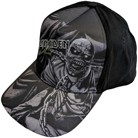 Iron Maiden Baseball Caps - Piece Of Mind Greyscale