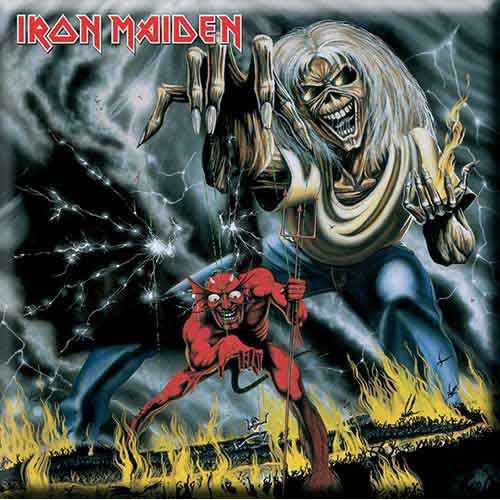 Iron Maiden Fridge Magnets - Number Of The Beast