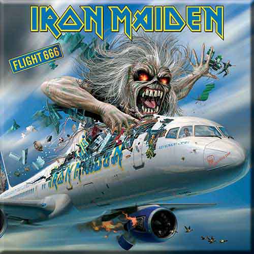 Iron Maiden Fridge Magnets - Flight 666