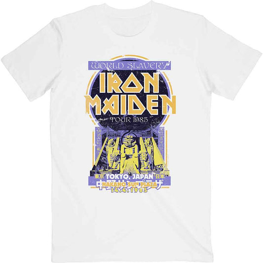 Iron Maiden T Shirt - Powerslave Japan Flyer