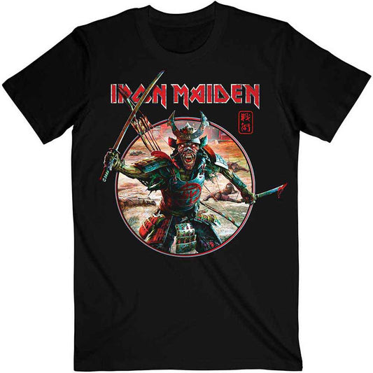 Iron Maiden T Shirt - Eddie Warrior Circle