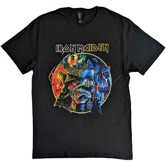 Iron Maiden T Shirt - The Future Past Tour '23 Circle Art