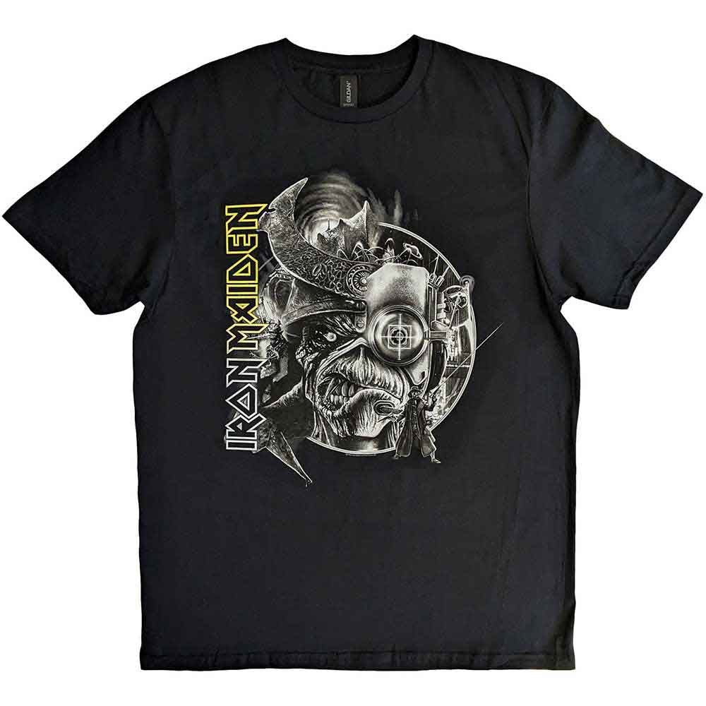 Iron Maiden T Shirt - The Future Past Tour '23 Greyscale
