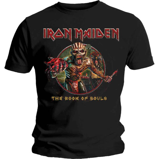 Iron Maiden T Shirt - Book Of Souls Eddie Circle