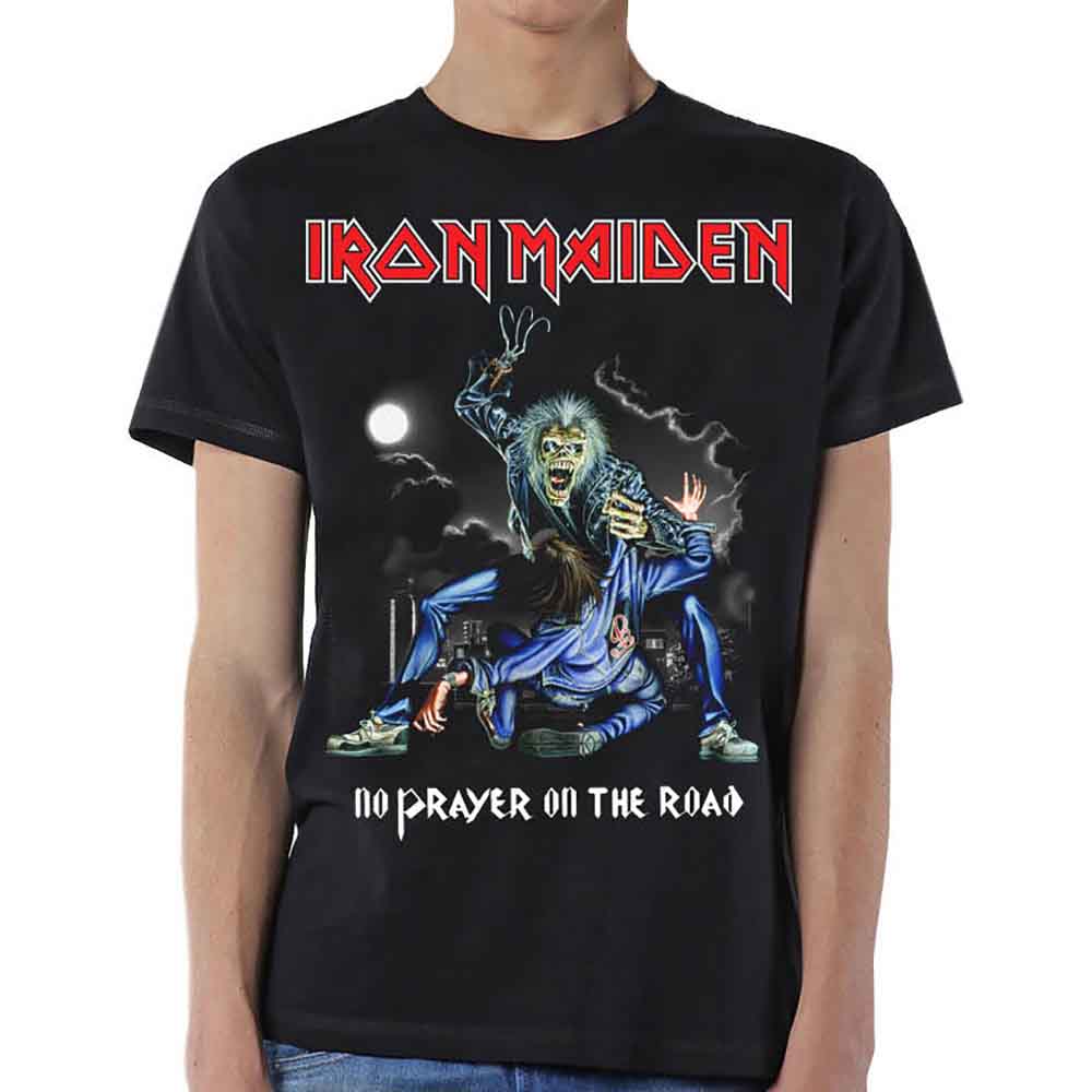 Iron Maiden T Shirt - No Prayer On The Road