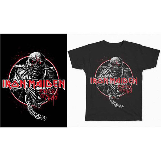 Iron Maiden T Shirt - Piece Of Mind Circle