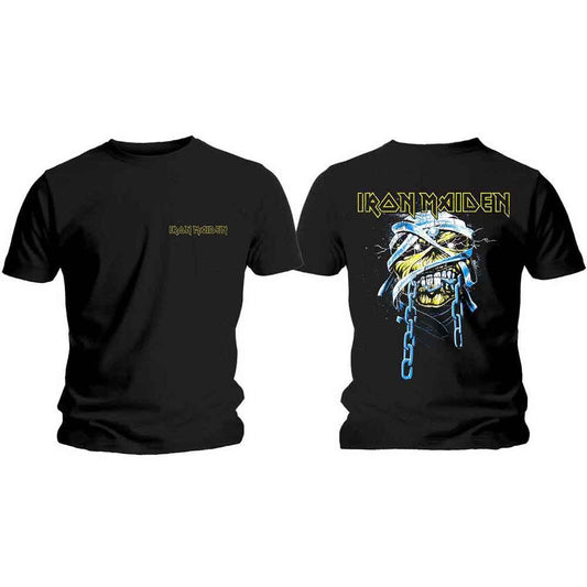 Iron Maiden T Shirt - Powerslave Head & Logo