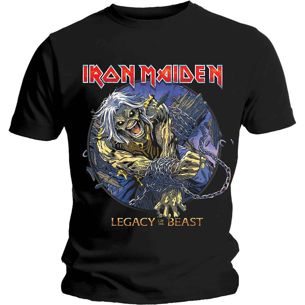 Iron Maiden T Shirt - Eddie Chained Legacy