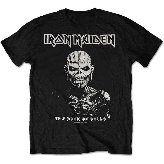 Iron Maiden T Shirt - Book Of Souls White Contrast