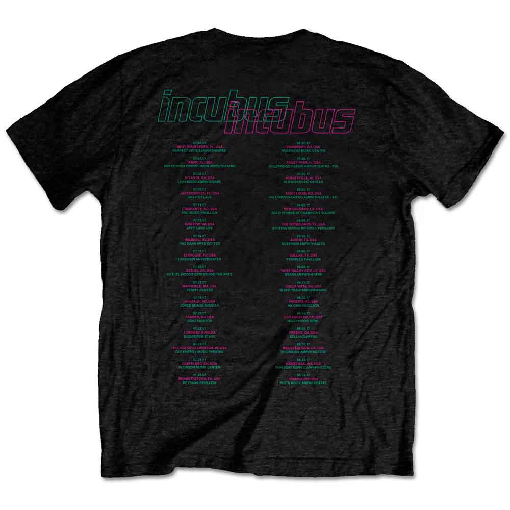 Incubus T Shirt - '17 Tour Tee