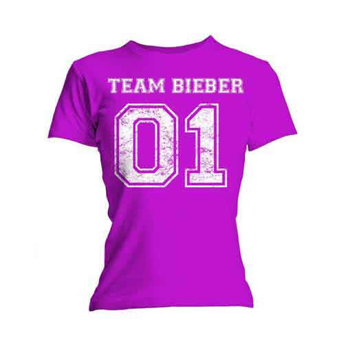 Justin Bieber Women's T Shirt - Team Bieber Skinny