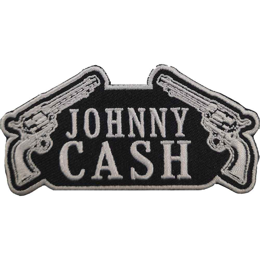 Johnny Cash Patches - Iron On - Gun