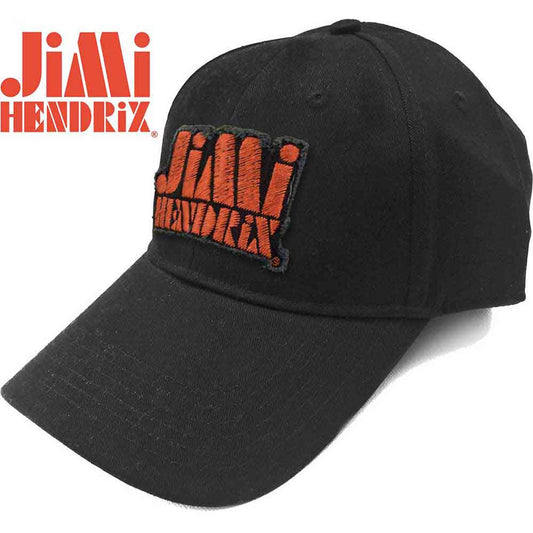 Jimi Hendrix Baseball Caps - Orange Stencil Logo
