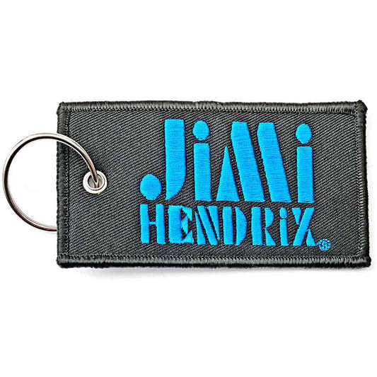 Jimi Hendrix Patch Keychains - Stencil Logo