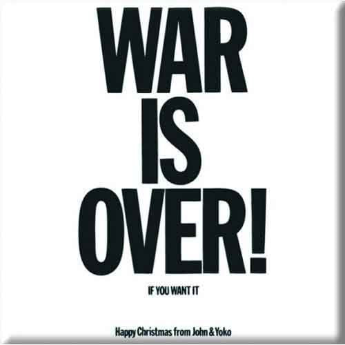 John Lennon Fridge Magnets - PWR UP Flash Logo | Buy Now For 9.99