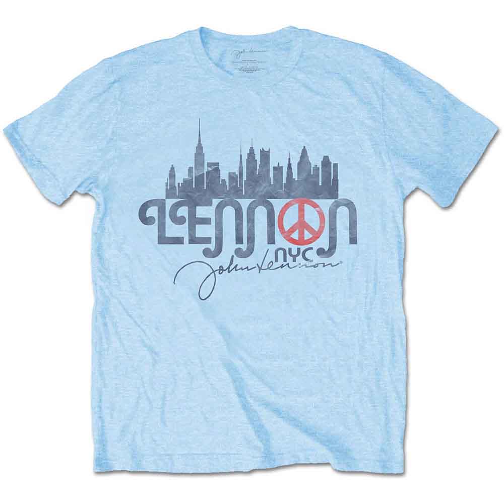 John Lennon T Shirt - NYC Skyline