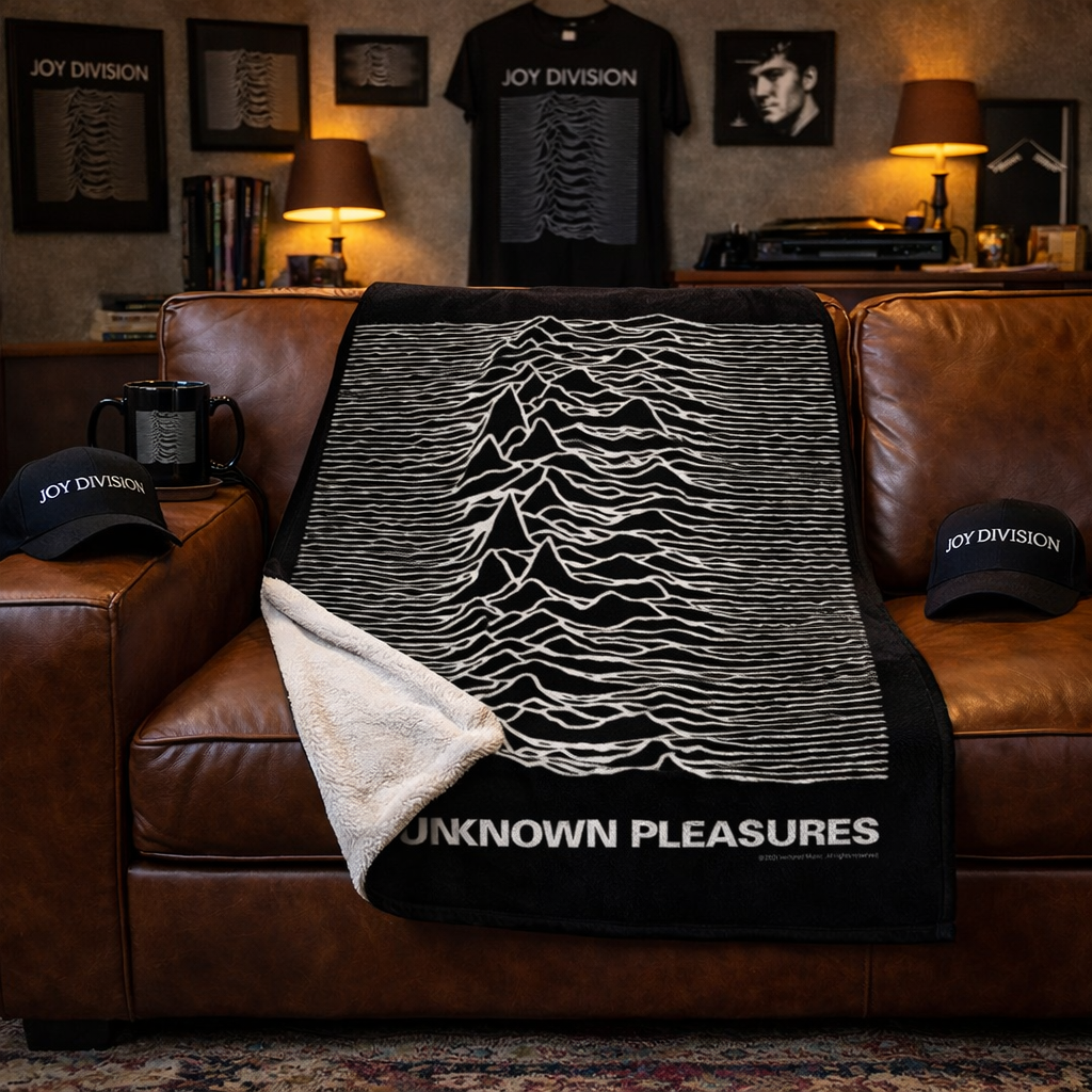 Rocksax Joy Division Blanket - Unknown Pleasures