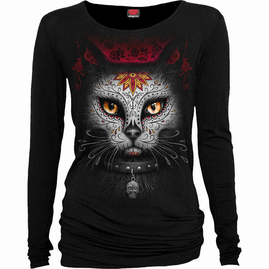 CATRINA - Baggy Top Black