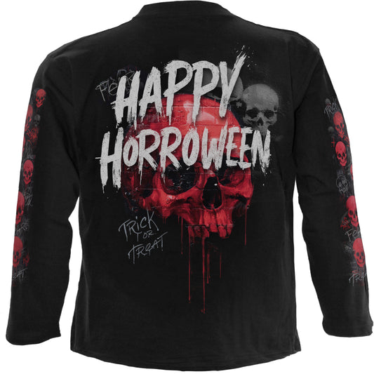 HAPPY HORROWEEN - Longsleeve T-Shirt Black