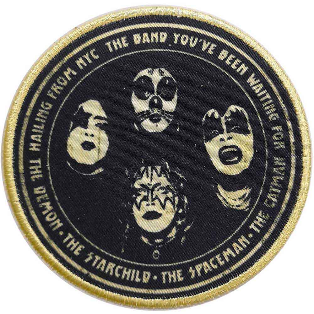 Kiss Patches Iron On - Hailing From NYC